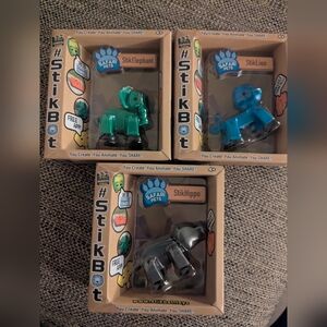 Zing StikBots Safari Pets Stik lot of 3